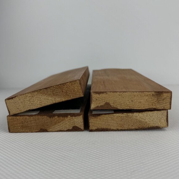 Vintage Wooden "Noel" 10" Tall Christmas Decor Hinged Panels Rustic Holiday - Picture 6 of 9